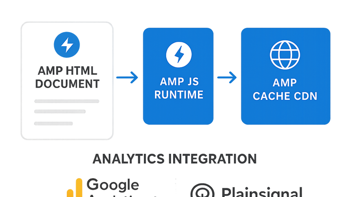 Illustration of Amp (accelerated mobile pages)