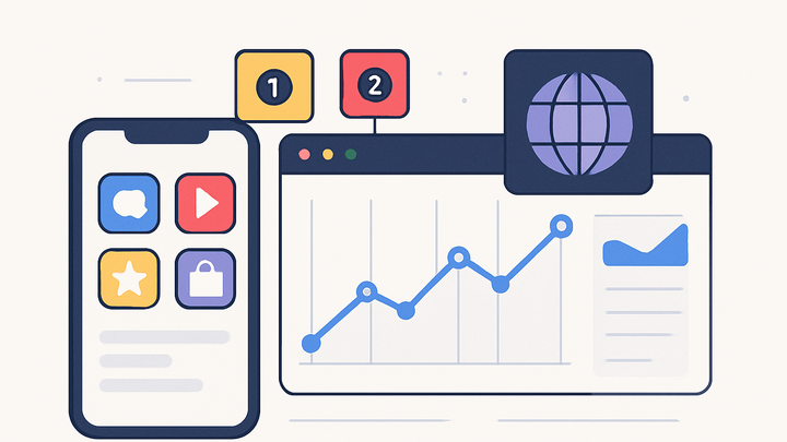 Illustration of Application analytics