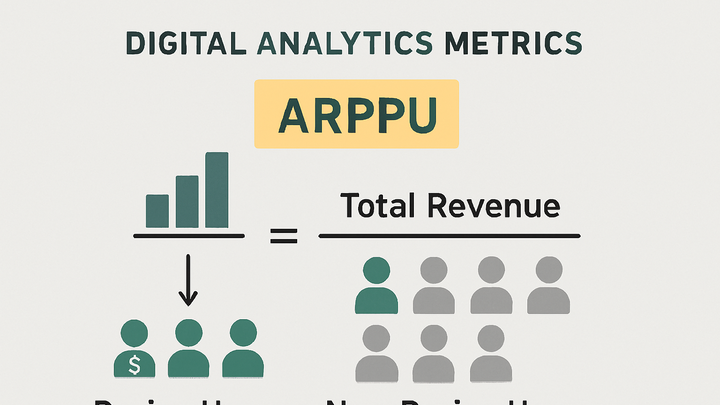 Illustration of Arppu (average revenue per paying user)