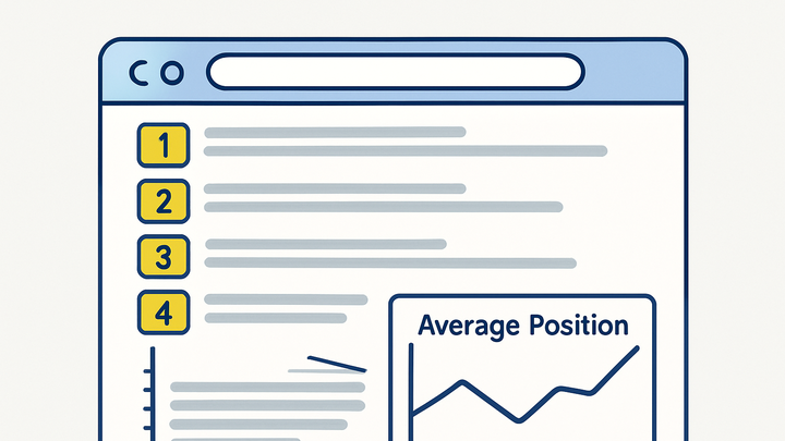 Illustration of Average position