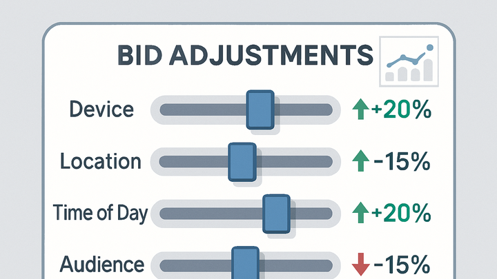 Illustration of Bid adjustment