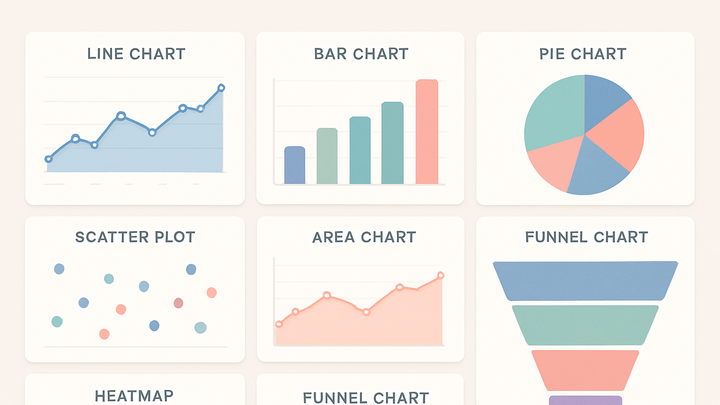 Illustration of Chart types