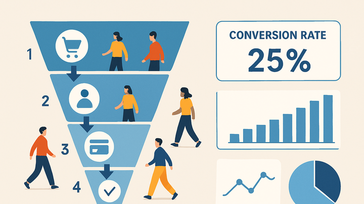 Illustration of Checkout conversion rate