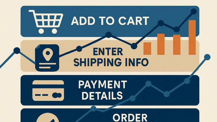 Illustration of Checkout funnel