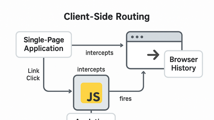 Illustration of Client-side routing