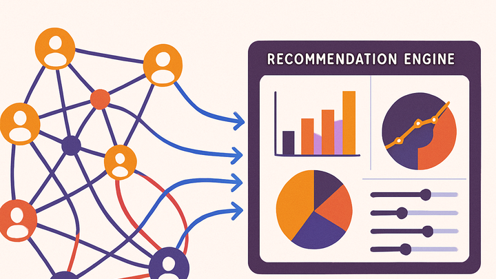 Illustration of Collaborative filtering