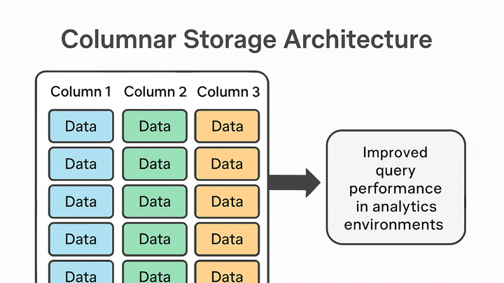 Illustration of Columnar storage