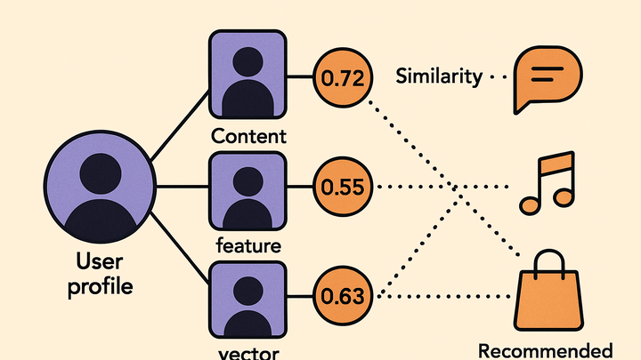 Illustration of Content-based filtering