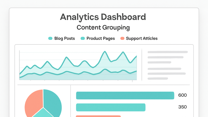 Illustration of Content grouping