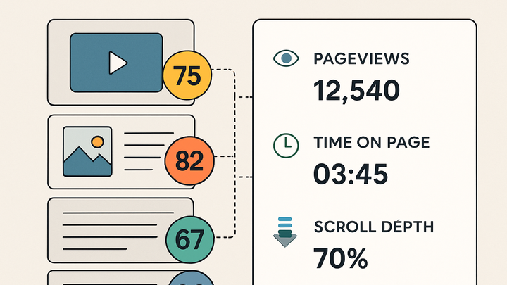 Illustration of Content scoring