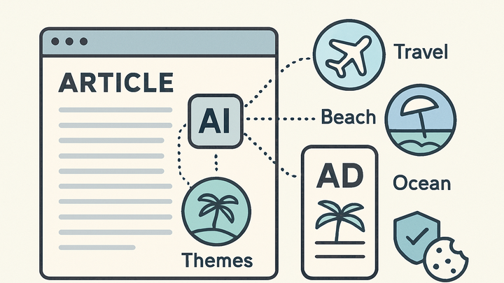 Illustration of Contextual targeting