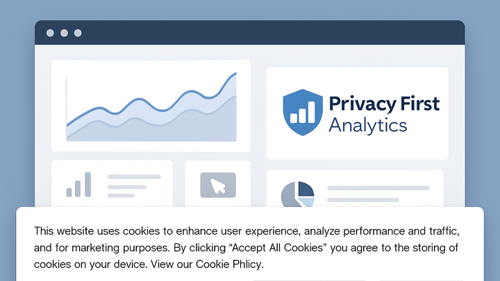 Illustration of Cookie banner