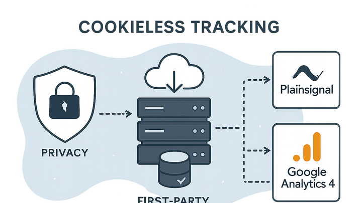 Illustration of Cookieless tracking