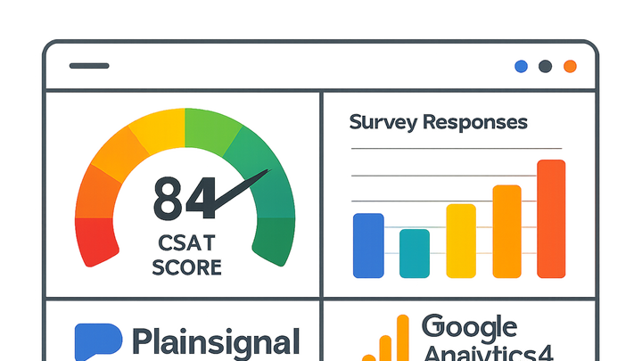 Illustration of Csat (customer satisfaction score)