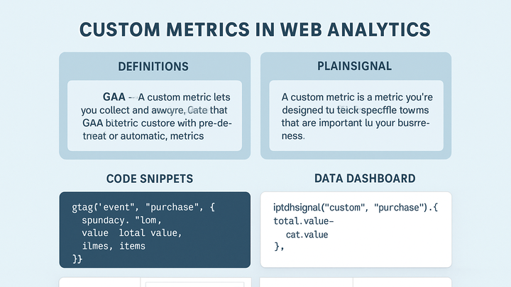 Illustration of Custom metrics
