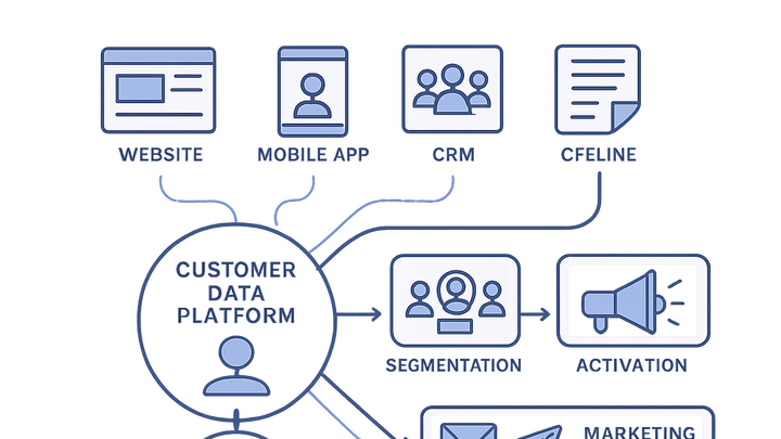 Illustration of Customer data platform