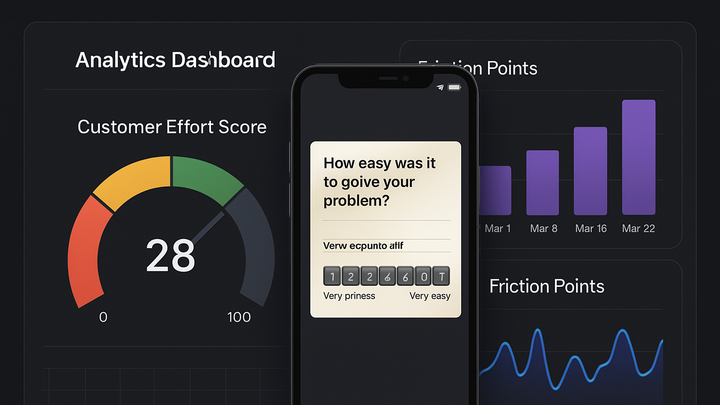 Illustration of Customer effort score (ces)
