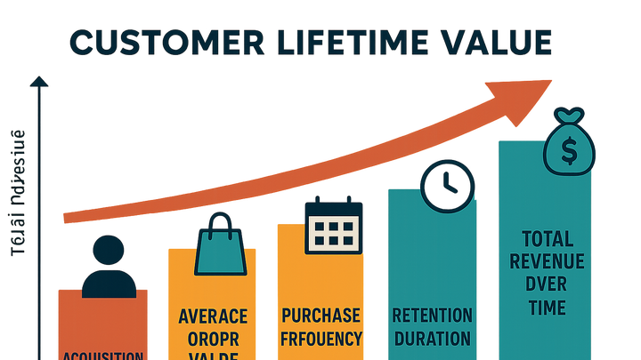 Illustration of Customer lifetime value (cltv)
