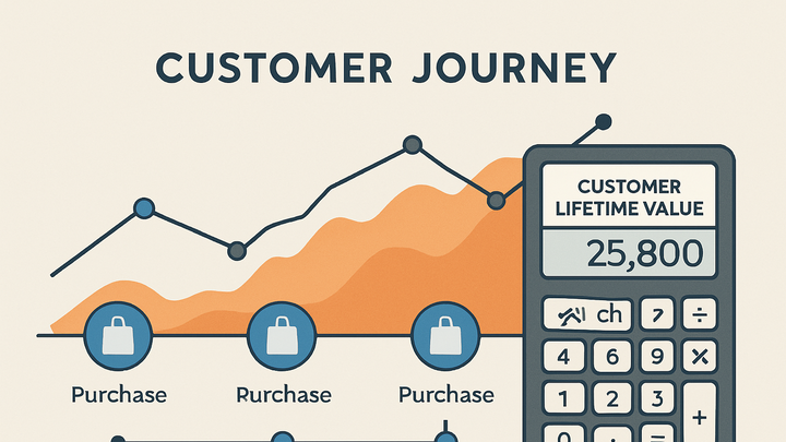 Illustration of Customer lifetime value (clv)