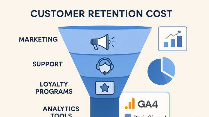 Illustration of Customer retention cost