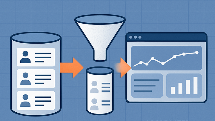 Illustration of Data anonymization