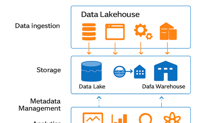 Illustration of Data lakehouse