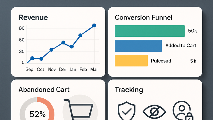 Illustration of E-commerce analytics