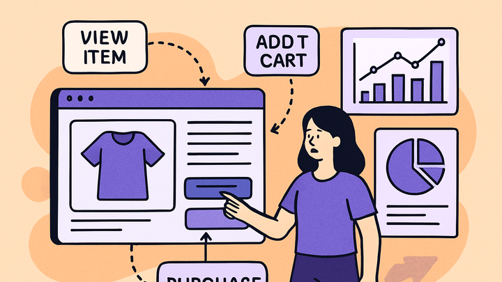 Illustration of E-commerce events