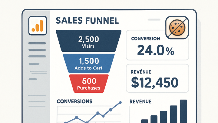 Illustration of E-commerce tracking