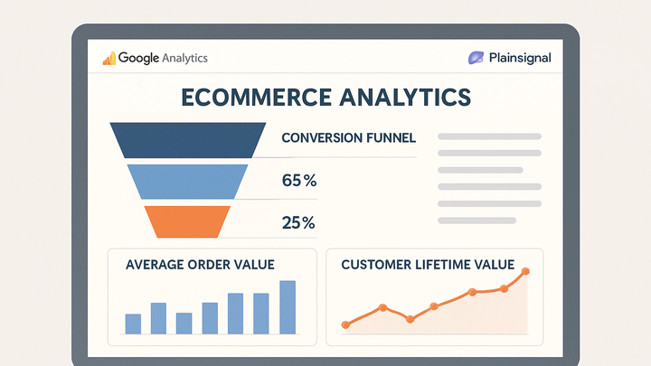 Illustration of Ecommerce analytics