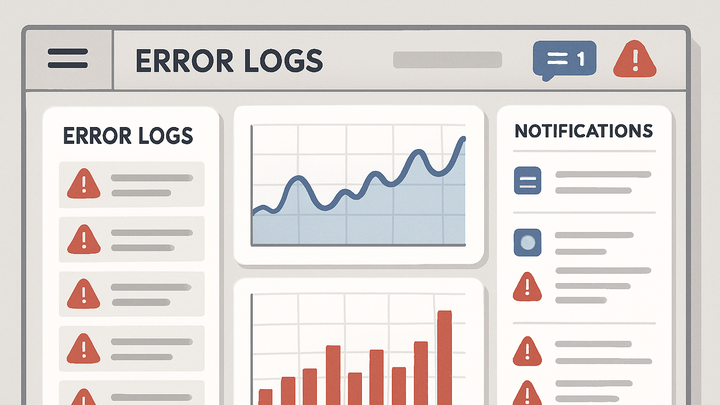 Illustration of Error tracking