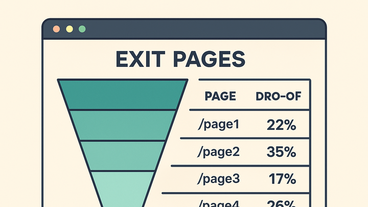 Illustration of Exit page