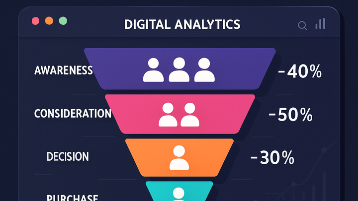 Illustration of Funnel analysis