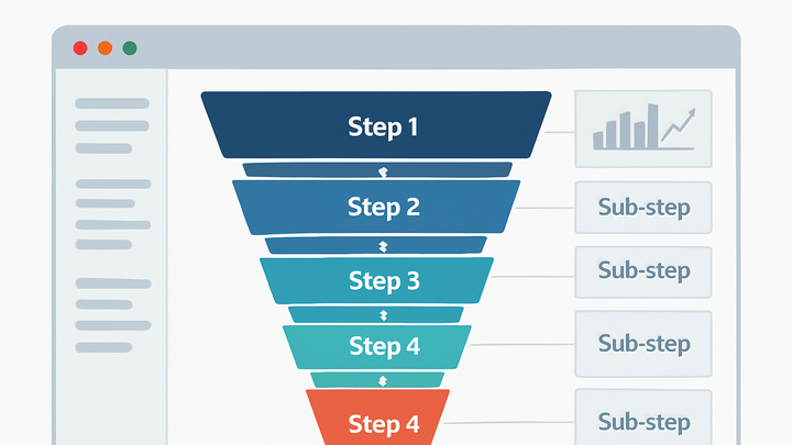 Illustration of Hierarchical funnel