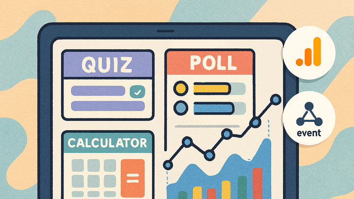 Illustration of Interactive content