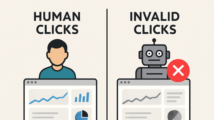 Illustration of Invalid clicks