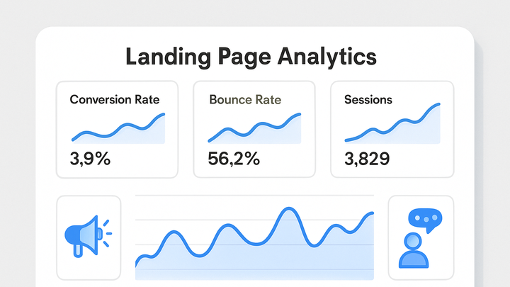 Illustration of Landing page
