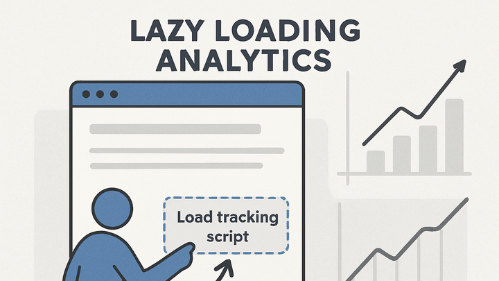 Illustration of Lazy loading analytics