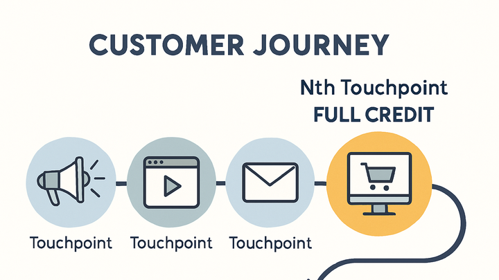 Illustration of Nth touch attribution