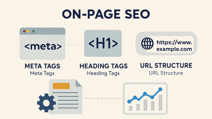 Illustration of On-page seo