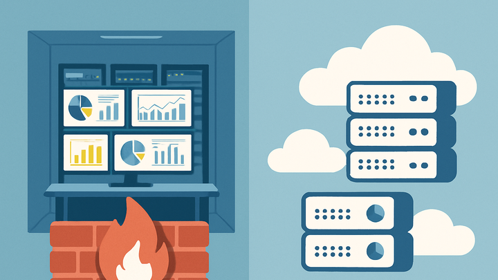 Illustration of On-premises analytics