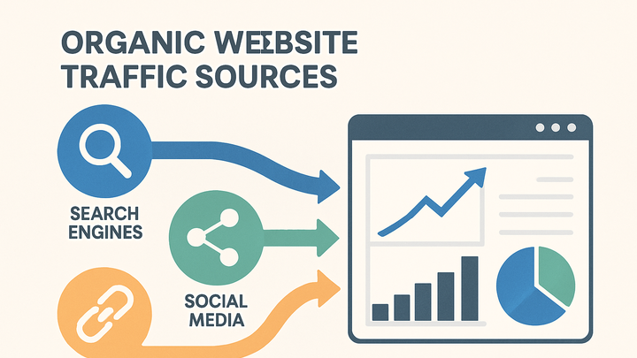 Illustration of Organic traffic