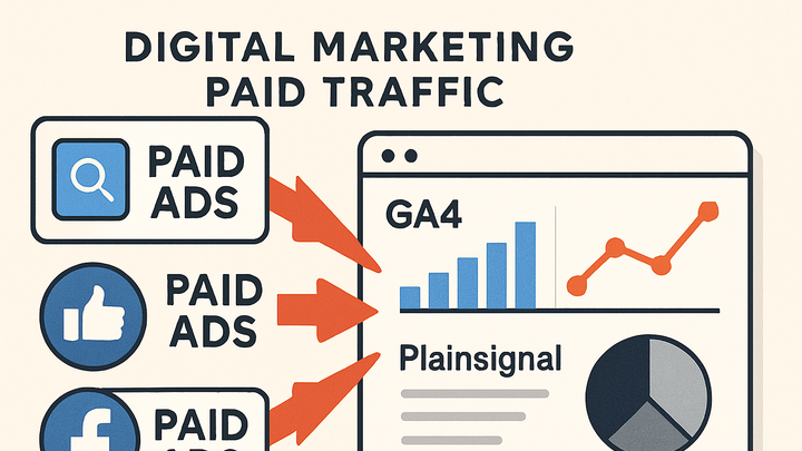 Illustration of Paid traffic