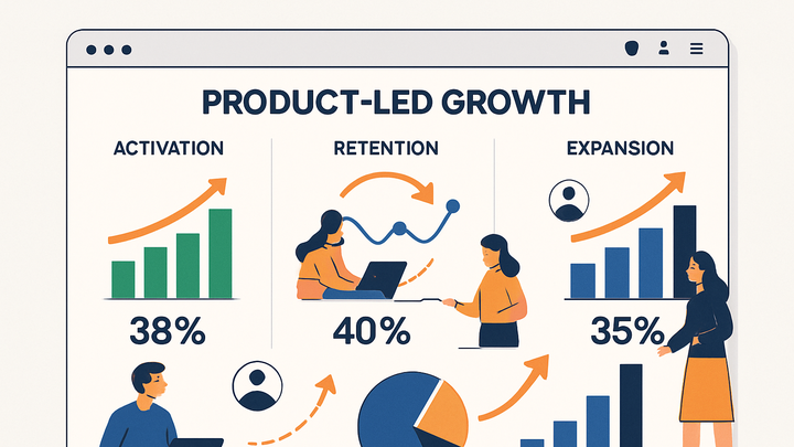 Illustration of Plg (product-led growth)