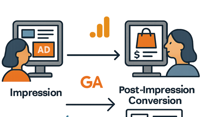 Illustration of Post-impression conversion