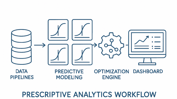 Illustration of Prescriptive analytics