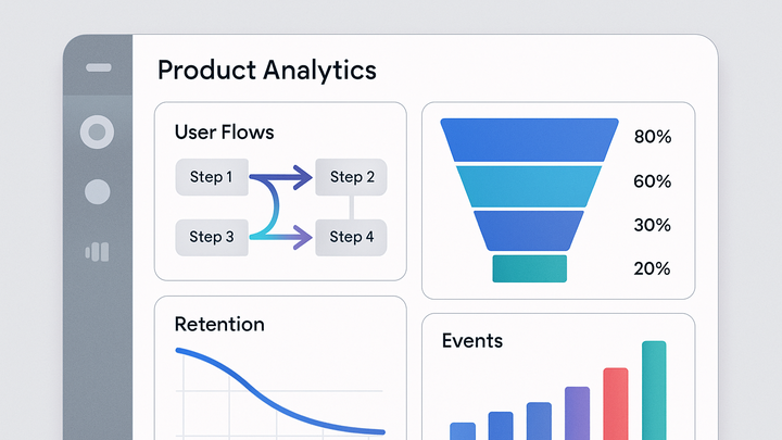 Illustration of Product analytics