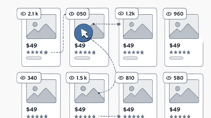 Illustration of Product listing page (plp)