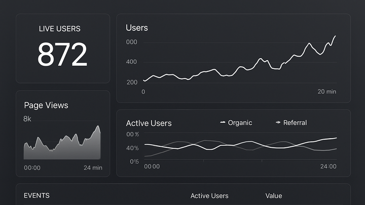 Illustration of Real-time reports