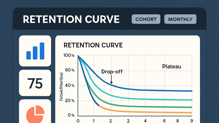 Illustration of Retention curve